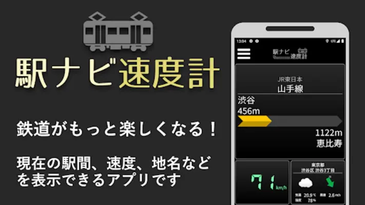 駅ナビ速度計 android App screenshot 7